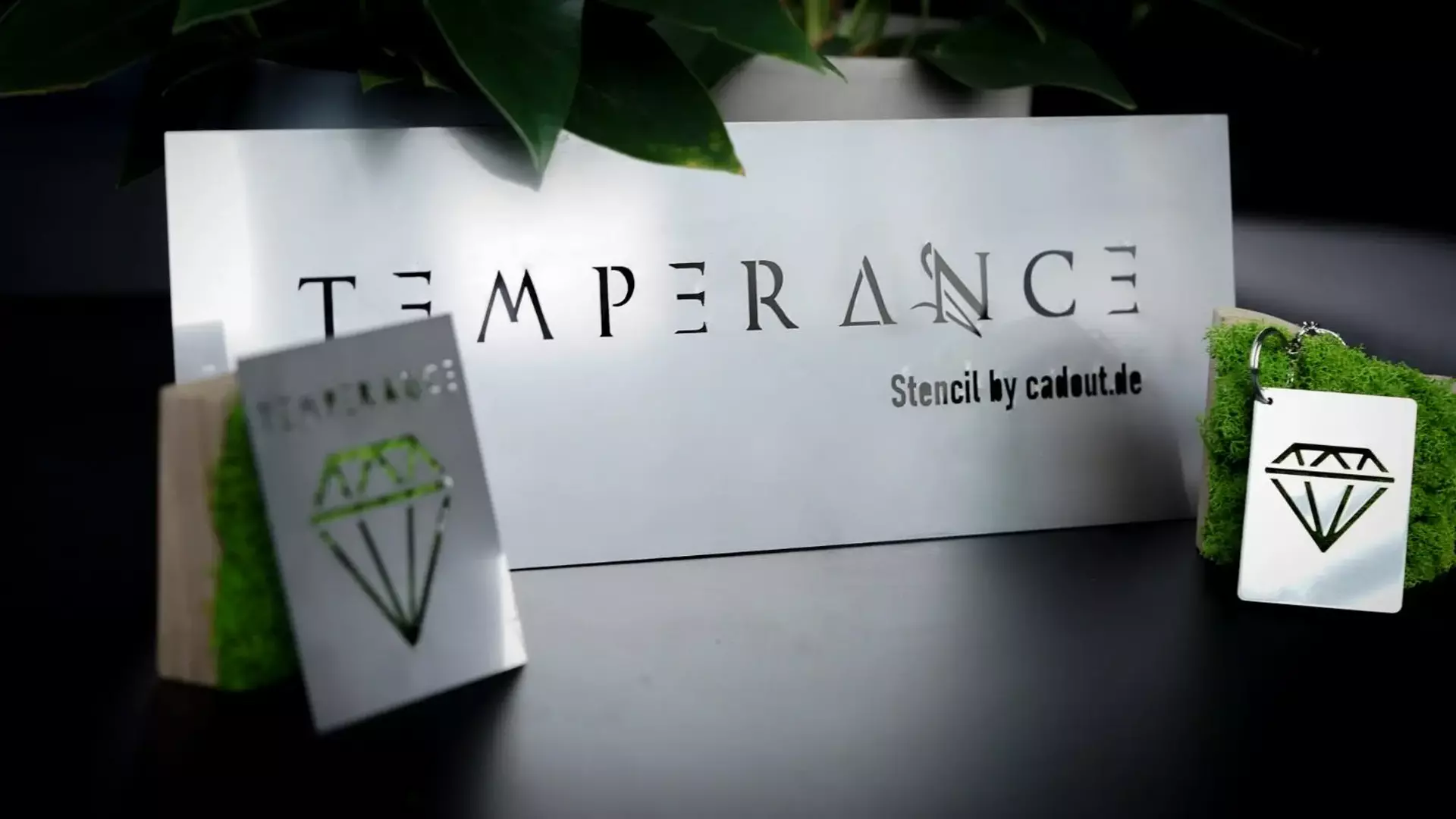 Temperance logo large stencil