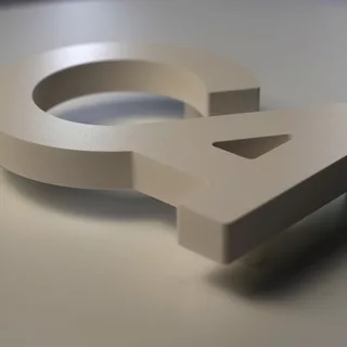 Weißes Hartschaumlogo, individuell zugeschnittene 3D Buchstaben 