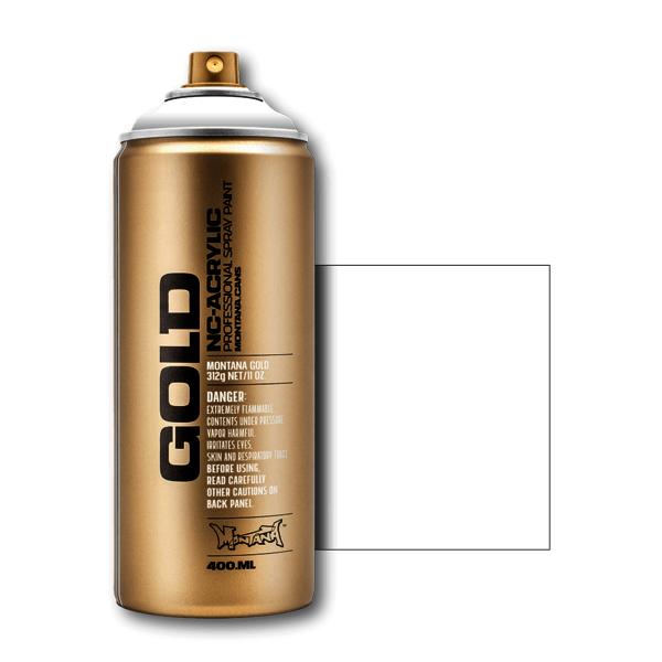 Acrylfarbspray Montana Gold, weiß