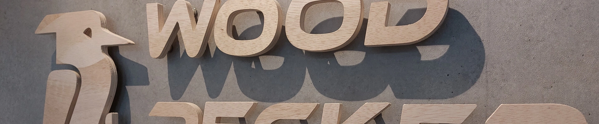 Wooden letters