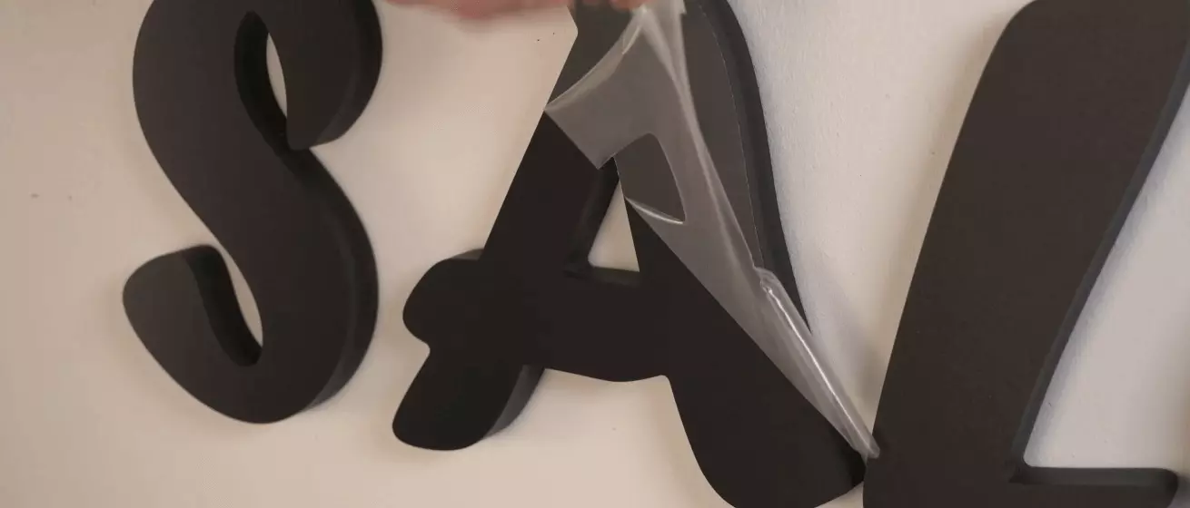 Buy 3D logos cuts made of PVC free foam online cadout